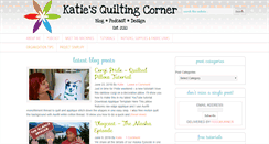 Desktop Screenshot of katiesquiltingcorner.com