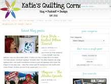 Tablet Screenshot of katiesquiltingcorner.com